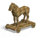 Trojan horse. Image courtesy of Shutterstock