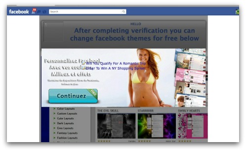 Facebook rose verification