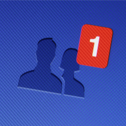 Facebook friend request. Image courtesy of dolphfyn/Shutterstock.