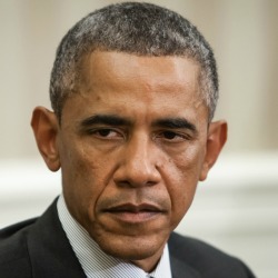 Barack Obama. Image courtesy of Mykhaylo Palinchak / Shutterstock.