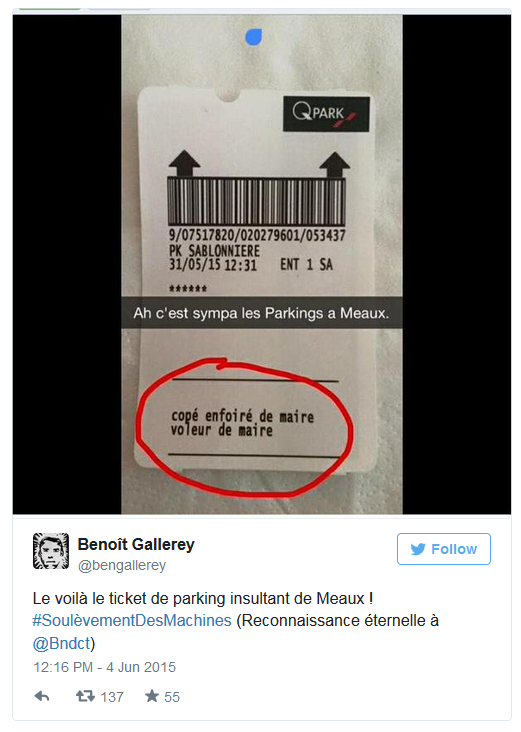 tickets de parking