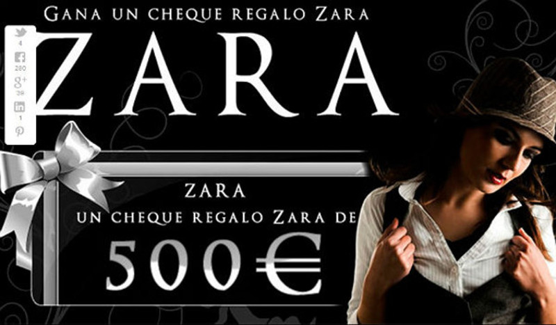 Oleada de cupones falsos de Zara 
