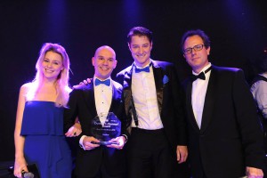 Sophos NL Distribution Channel Manager, Harm van Koppen and Sophos BNL Marketing Executive Michael Heering accepted the award on behalf of the entire Sophos team