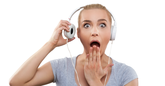 Shocked woman. Image courtesy of Shutterstock.