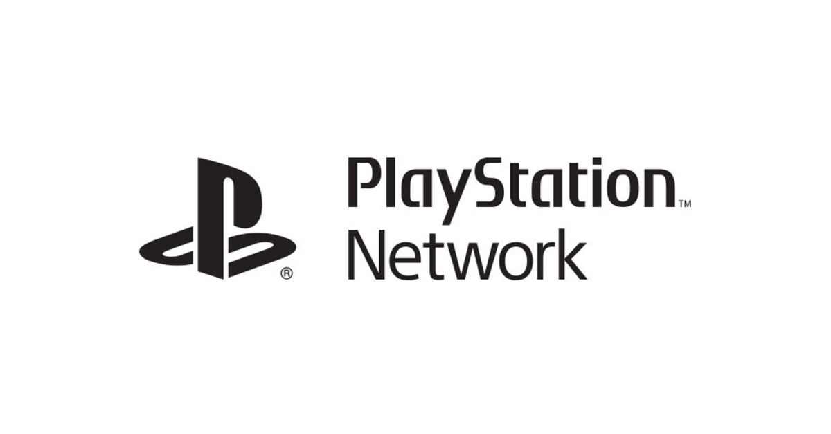 playstation network logo black