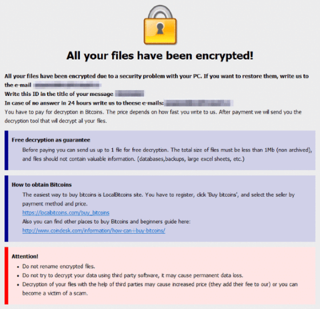 ataques de ransomware