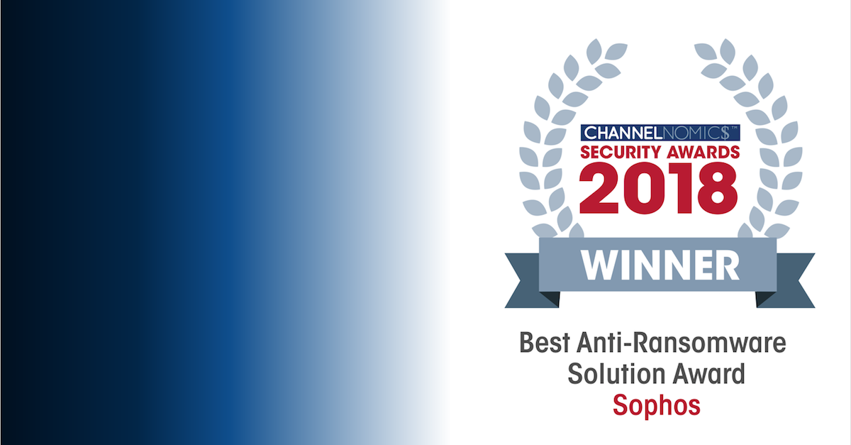 Sophos recognized for anti-ransomware success at Channelnomics Awards ...