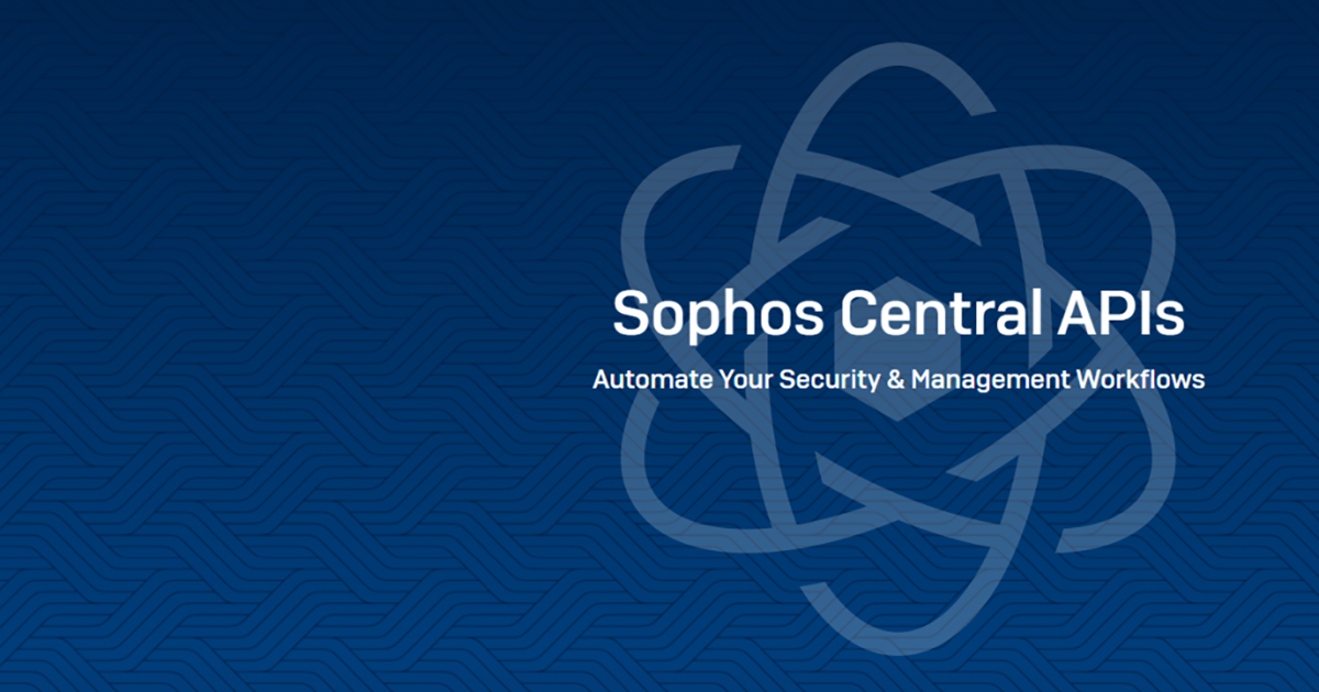 Les Api Sophos Edr Live Discover Sont Maintenant Disponibles 9459