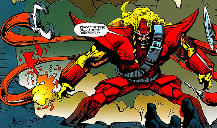 Epsilon Red as he appeared in comic books