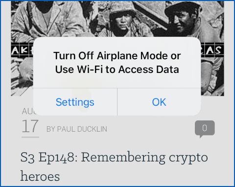 Snakes in airplane mode” – what if your phone says it's offline but isn't?  – Sophos News