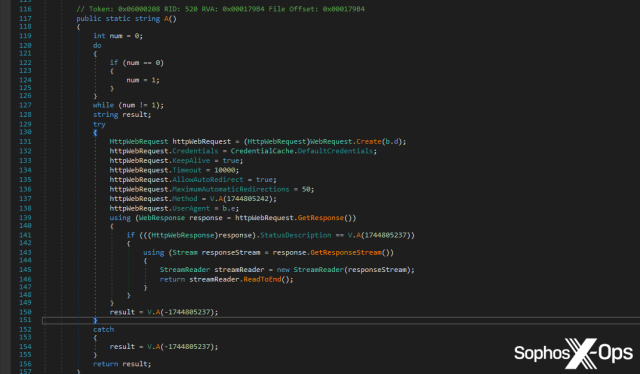 A screenshot of computer code