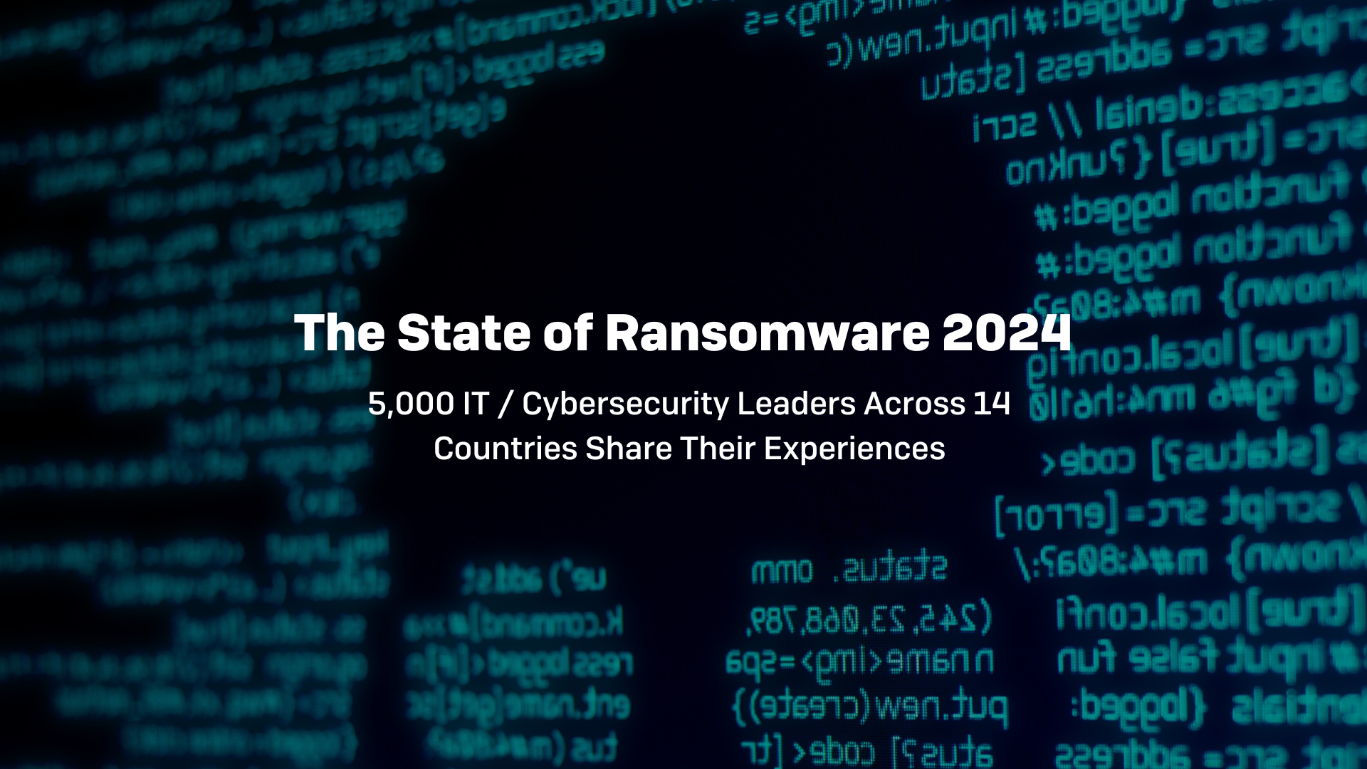 The State of Ransomware 2024 Sophos News