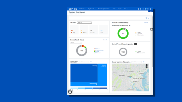Introducing Sophos Central Customized Dashboards – Sophos Information