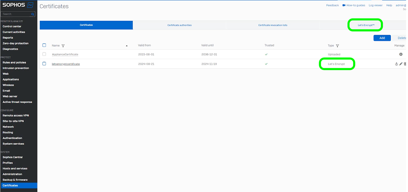 sophos firewall