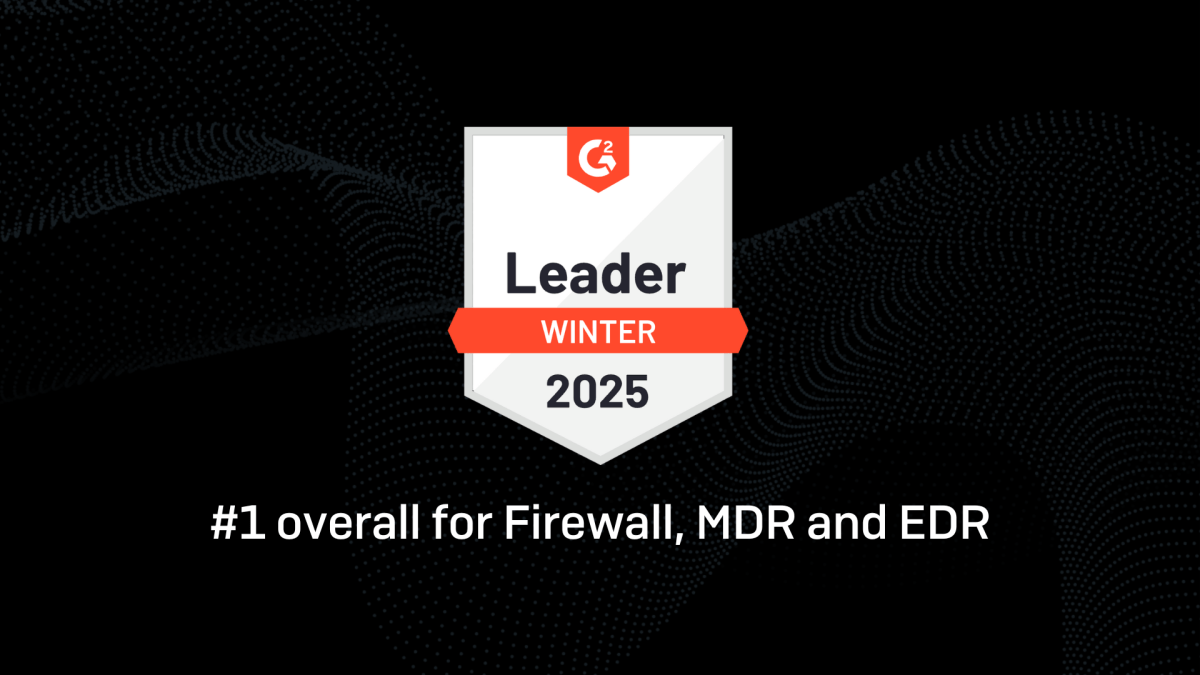 Sophos ranked #1 overall for Firewall, MDR, and EDR in the G2 Winter 2025 Reports