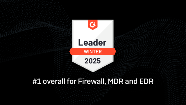 Sophos ranked #1 overall for Firewall, MDR, and EDR in the G2 Winter 2025 Reports